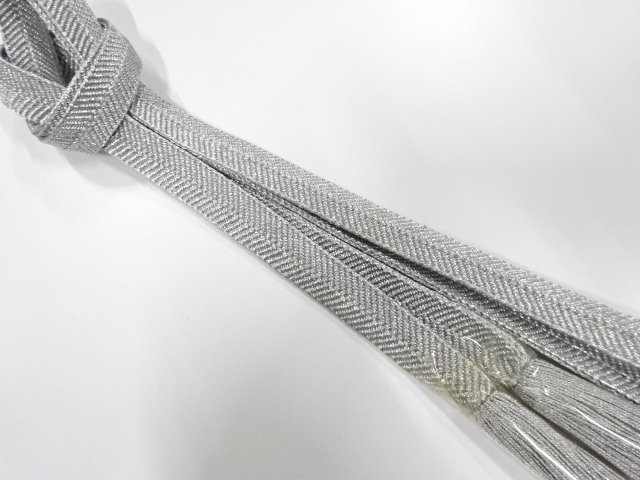 未使用品　正絹　撚り房　手組帯締め